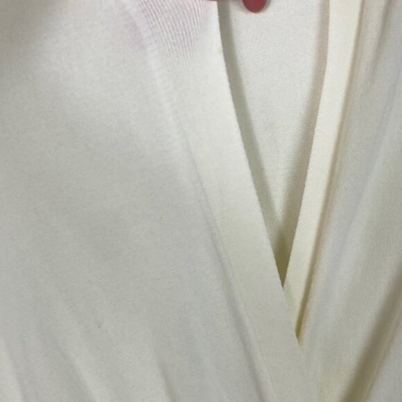 Gauge81 Off White Nojas Dress‎ Size XS Faux Wrap Elastic Waist Ribbed Knit Mini - Picture 8 of 16